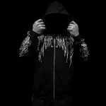 Breathedivinity Abyssal Wraith Oversized Zip up Hoodie [VOID BLACK] (7)