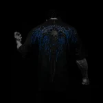 Breathedivinity Bone Splitter Oversized T shirt [MOONLIGHT BLUE] (3)