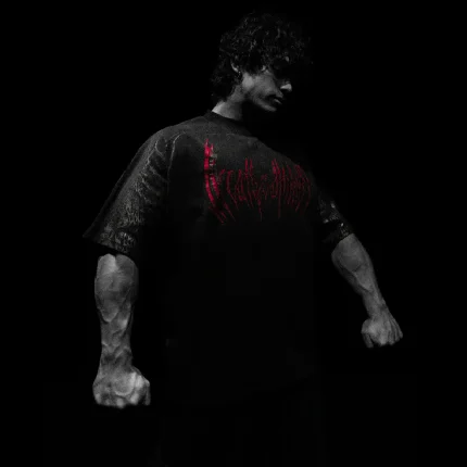 Breathedivinity Hellfire Oversized T Shirt [HELLSMOKE] (1)