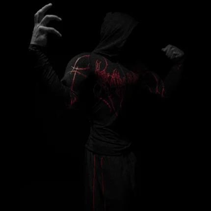 Breathedivinity Void Tech™ Hollow Knight Hoodie Compression [NIGHTMARE] (2)