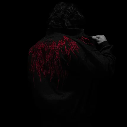 Breathedivinity Voidwalker Oversized Zip up Jacket [NIGHTMARE] (3)