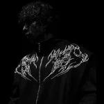 Breathedivinity Voidwalker Oversized Zip up Jacket [VOID BLACK] (3)