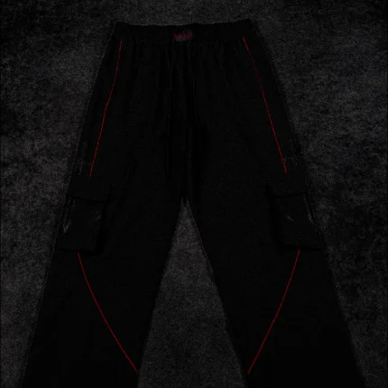 Breathedivinity Excalibur Uncuffed Cargo Trackpants [NIGHTMARE] (4)