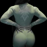 Breathedivinity Void Tech™ Cathedral Shorts [GREEN] (1)