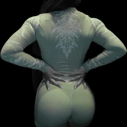 Breathedivinity Void Tech™ Cathedral Shorts [GREEN] (1)