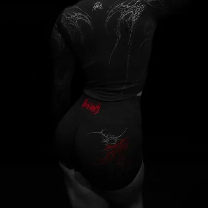Breathedivinity Void Tech™ Cathedral Shorts [REDBLACK] (1)